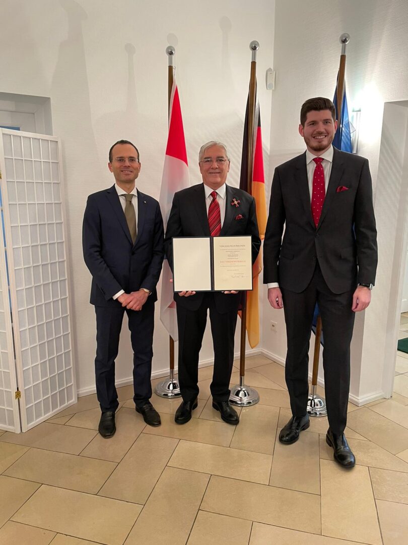 Verdienstkreuz 1. Klasse für ITKAM-Präsident Emanuele Gatti
